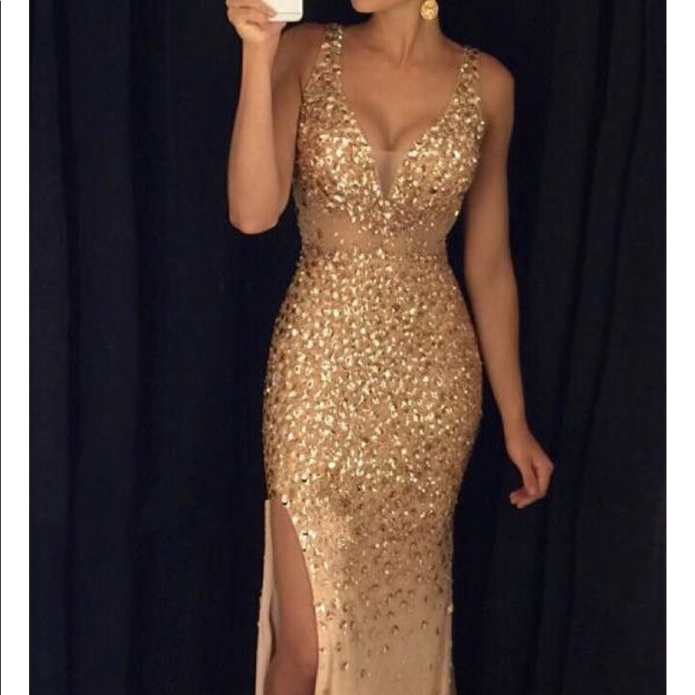 Sparkly prom dress